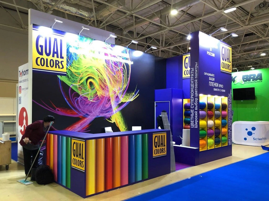 Выставочный стенд Gual Colors · Интерлакокраска 2022