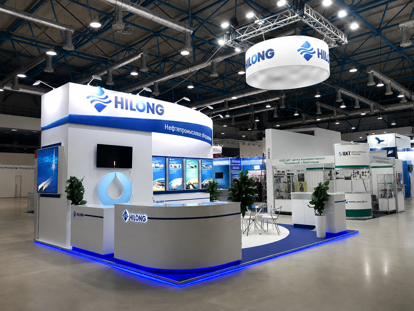 Выставочный стенд Hilong · НЕФТЕГАЗ 2022